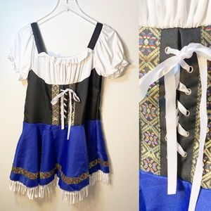Costume Dress Bar Maid Bavarian Wench Oktoberfest